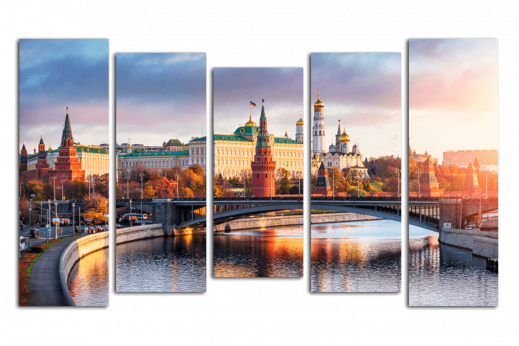 Модульная картина Московский Кремль 