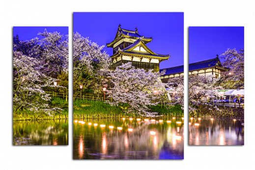 Модульная картина Замок Корияма Япония