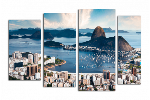 Модульная картина Красоты Рио